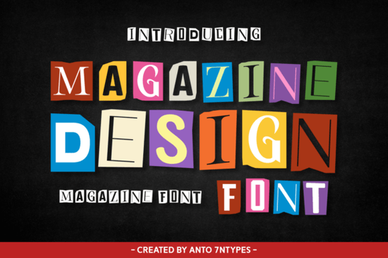 Magazine Design Font